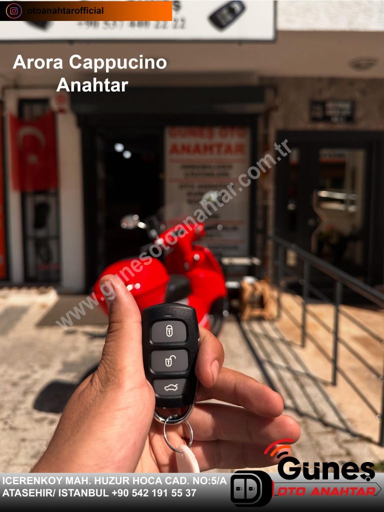 cappcucino motosiklet anahtarı yapımı