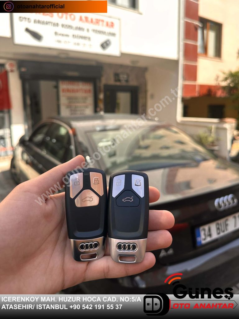 Audi oto anahtar kopyalama ve immobilizer kodlama