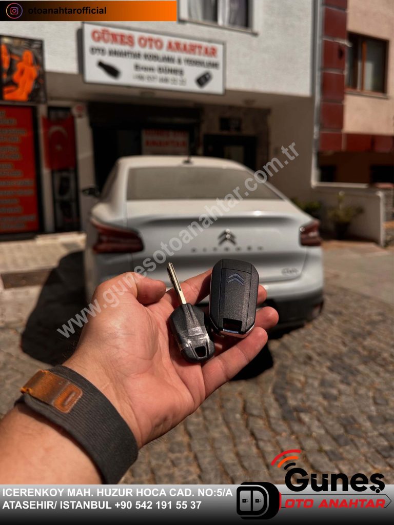 citroen oto anahtar