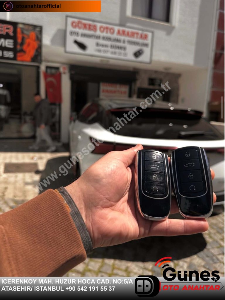 chery oto anahtar yapımı