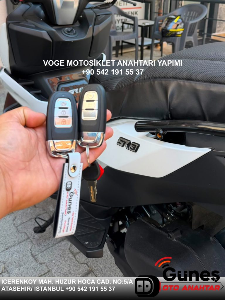 voge motosiklet anahtar yapımı